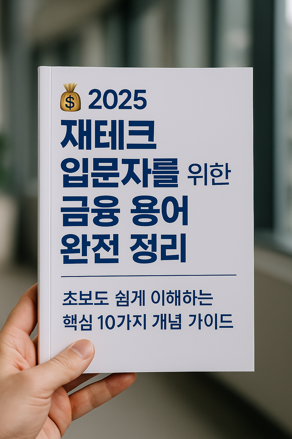 2025년 재테크 입문자를 위한 금융 용어 가이드의 현대적 썸네일 이미지.