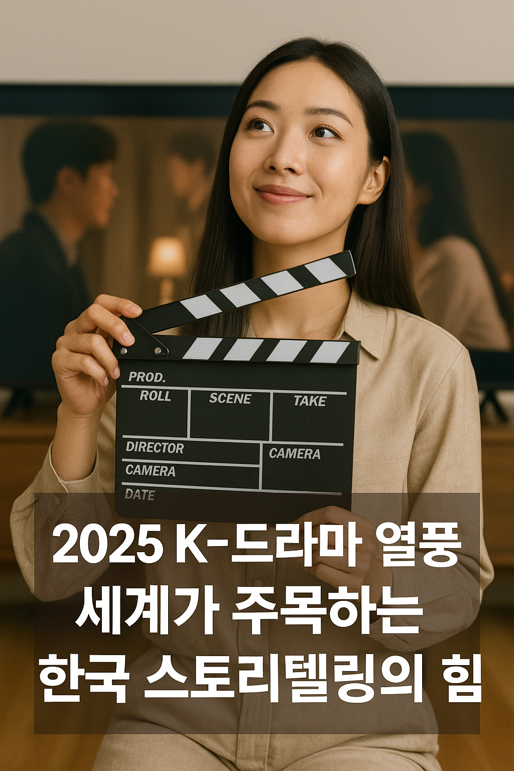 2025 K-드라마 열풍을 주제로 한 썸네일 이미지
