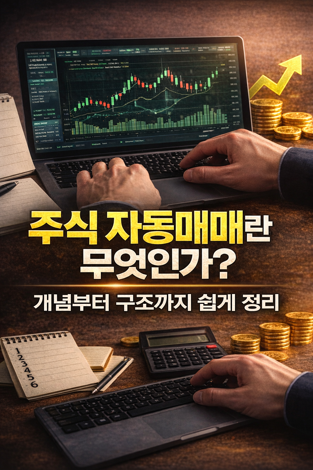 주식 자동매매란 무엇인가를 한눈에 보여주는 썸네일 이미지