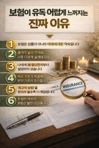 보험이 유독 어렵게 느껴지는 진짜 이유 인포그래픽